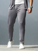 Pantalones Acanalados Bailey - Gris