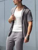 Camisa Acanalada Bailey - Gris