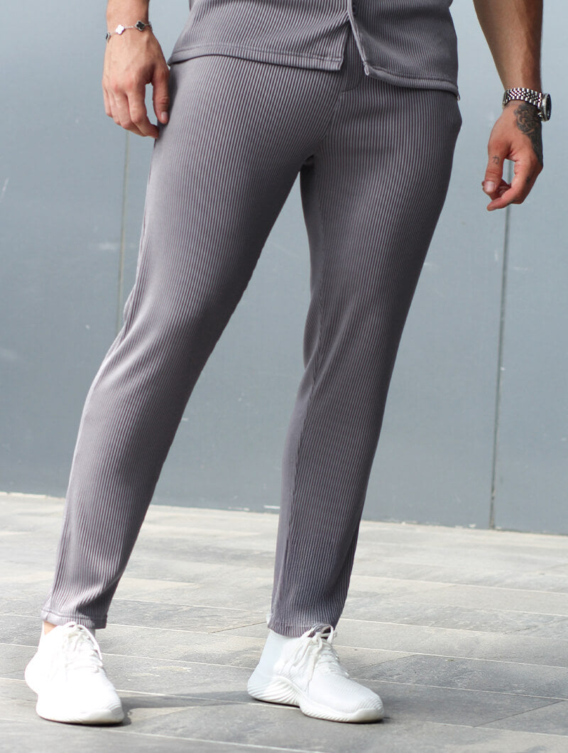 Pantalones Acanalados Bailey - Gris