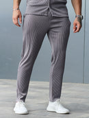 Pantalones Acanalados Bailey - Gris