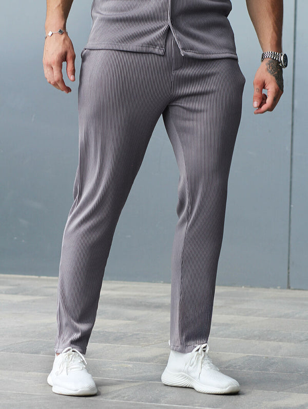 Pantalones Acanalados Bailey - Gris