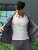 Camisa Acanalada Bailey - Gris