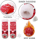 Medias Pantuflas Hogareñas Ultra Gruesas con Diseño de Animalitos