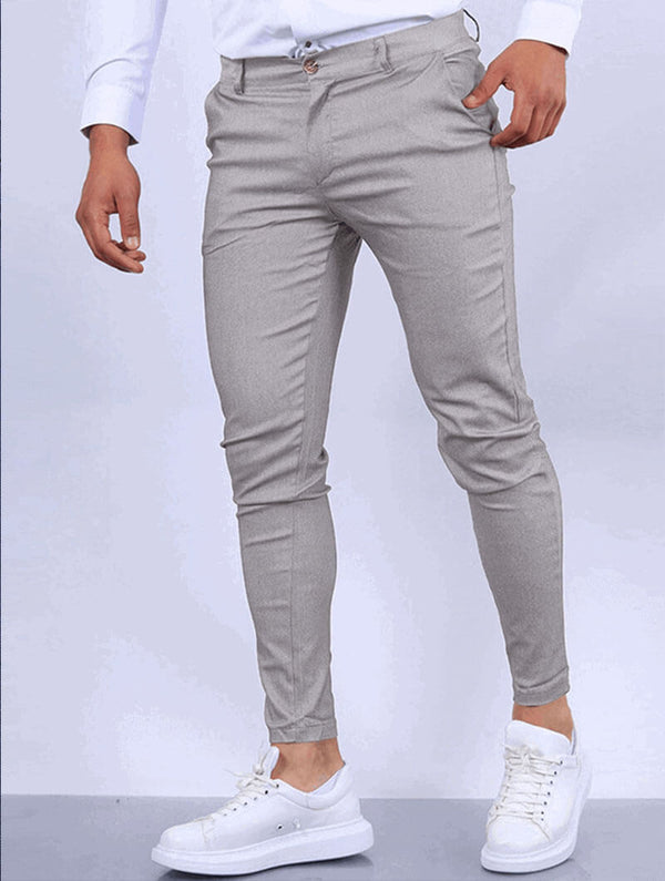 Pantalones Noa Stretch - Gris Claro