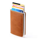 Billetera Verona de cuero antirobo RFID