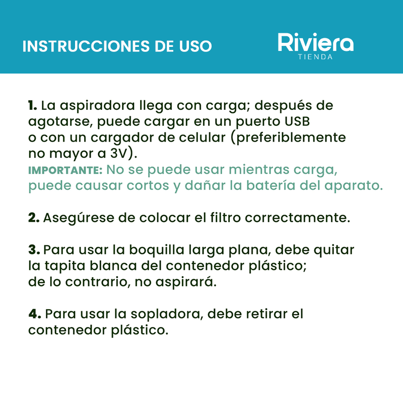 Aspiradora Pro 3 en 1®