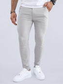 Pantalones Noa Stretch - Gris Claro