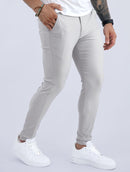 Pantalones Noa Stretch - Gris Claro