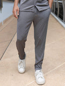 Pantalones Acanalados Bailey - Gris