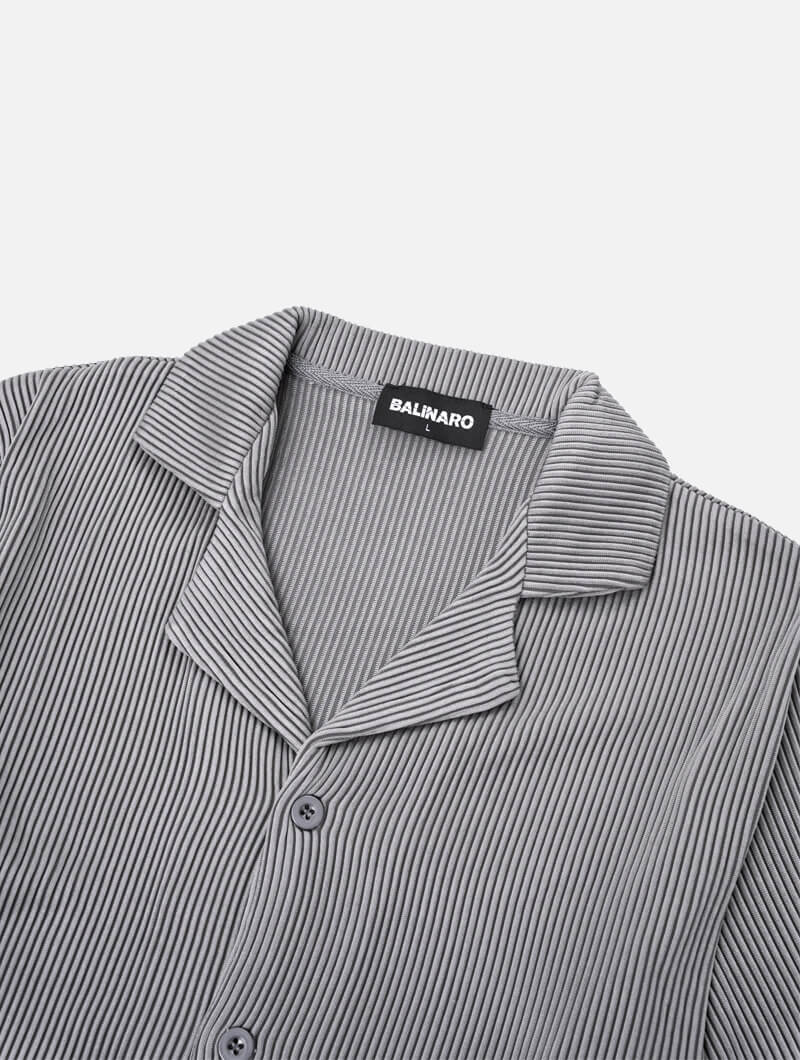 Camisa Acanalada Bailey - Gris