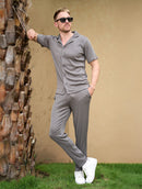 Camisa Acanalada Bailey - Gris