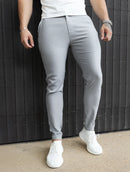 Pantalones Noa Stretch - Gris Claro
