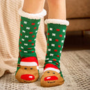 Medias Pantuflas Hogareñas Ultra Gruesas con Diseño de Animalitos